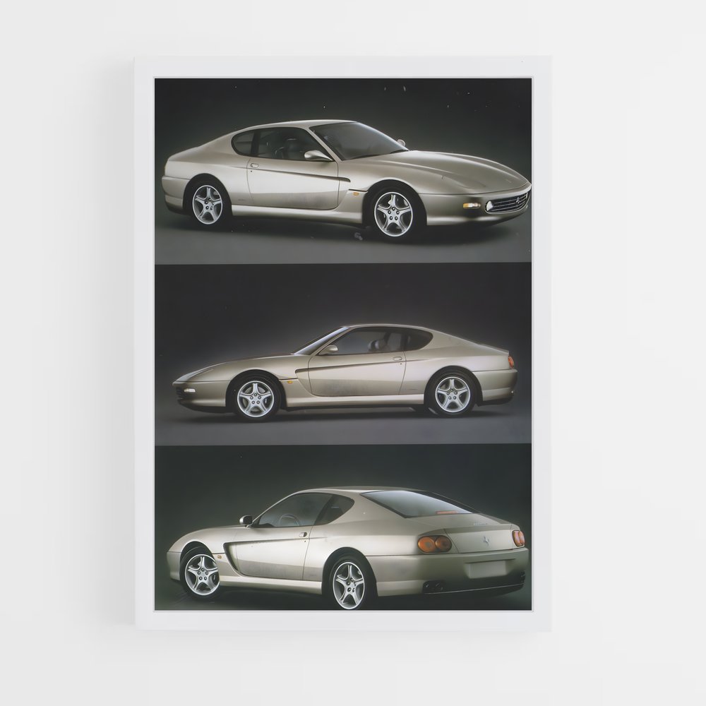 Poster Ferrari Evolution (vue 3)